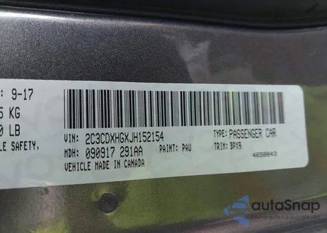 2018 Dodge Charger Sxt Plus Rwd z USA, uszkodzony, nr VIN 2C3CDXHGXJH152154